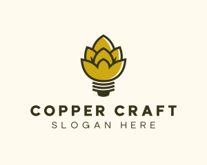 Malt Lightbulb Craft Distillery logo design