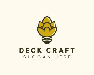 Malt Lightbulb Craft Distillery logo design