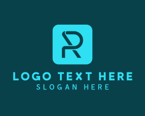 Technology - Creative Studio Letter R logo design