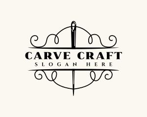 Craft Needle Thread logo design