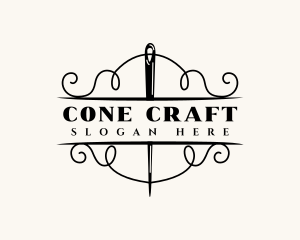 Craft Needle Thread logo design