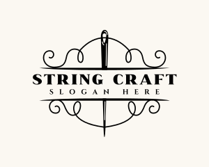 Craft Needle Thread logo design