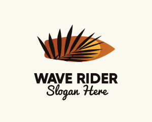 Surfboard - Tropical Sunset Surfboard logo design