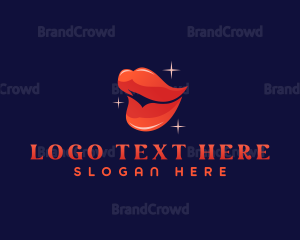 Sexy Erotic Lips Logo