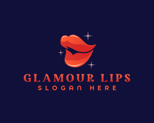 Sexy Erotic Lips logo design