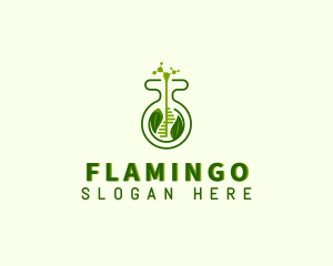 Science - Agriculture Biotech Flask logo design