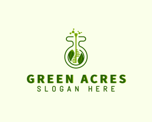 Agricultural - Agriculture Biotech Flask logo design