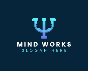 Mind - Psychology Human Mind logo design