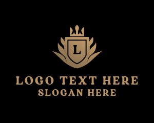 Royal - Crown Shield University logo design