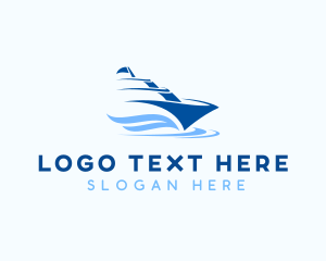 Ship - Yacht Boating Ship logo design