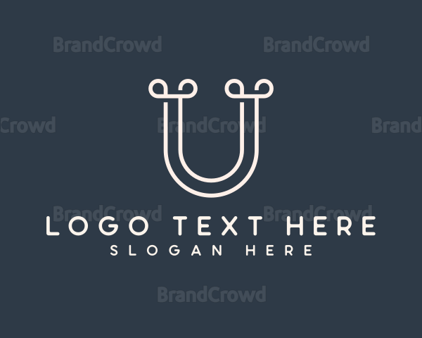 Generic Loop Letter U Logo
