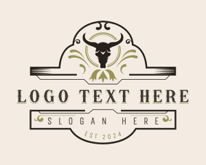 Luxury - Bull Horn Ranch logo design