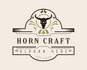 Bull Horn Ranch logo design