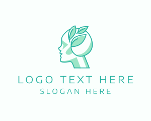 Natural - Organic Mental Health logo design