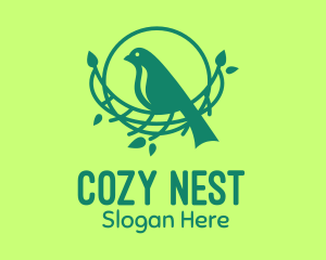 Nest - Tree Bird Nest logo design