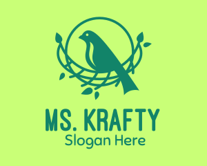 Tree Bird Nest logo design