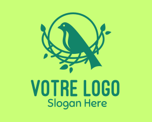 Nest - Tree Bird Nest logo design