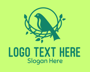 Tree Bird Nest Logo