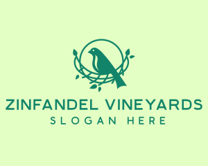 Tree Bird Nest logo design