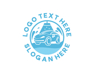 Auto - Car Wash Auto Cleaning logo design