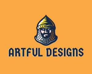 Medieval Knight Avatar  logo design