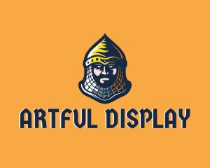 Medieval Knight Avatar  logo design