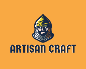 Medieval Knight Avatar  logo design