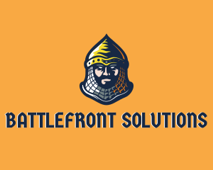 War - Medieval Knight Avatar logo design