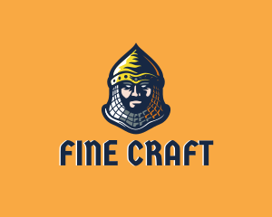 Medieval Knight Avatar  logo design