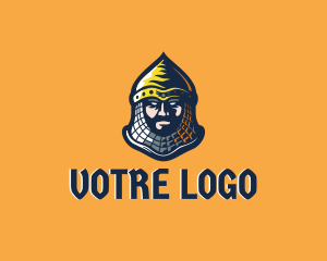 Helmet - Medieval Knight Avatar logo design