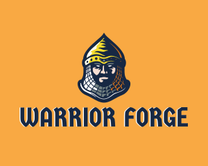 Battle - Medieval Knight Avatar logo design