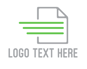 Sending - Express Document App logo design