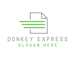 Express Document App logo design