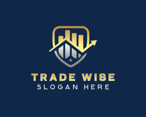Trader - Finance Analytics Investor logo design