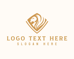 Deluxe - Corporate Lion Shield logo design