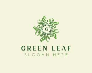 Nature Herbal Gardening logo design