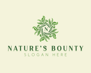 Nature Herbal Gardening logo design