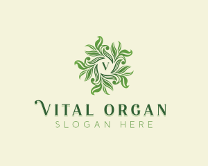 Nature Herbal Gardening logo design