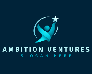 Ambition - Human Ambition Star logo design