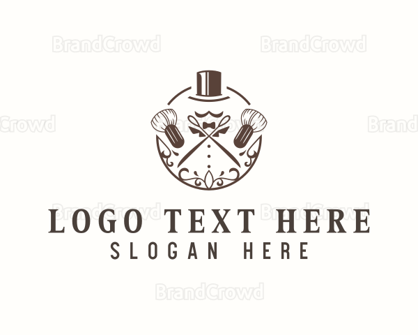 Barbershop Grooming Haircut Logo