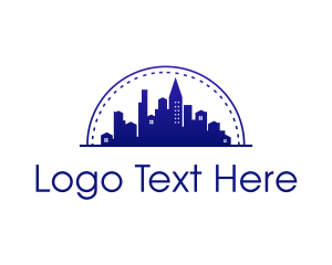 Blue - Building City Stitch logo design