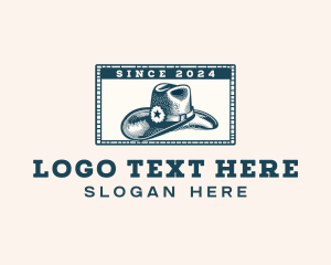 Cowboy Hat Sheriff  Logo