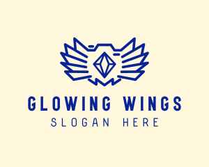 Diamond Wing Camera logo design