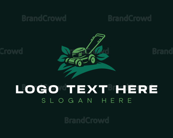 Grass Gardening Landscape Logo