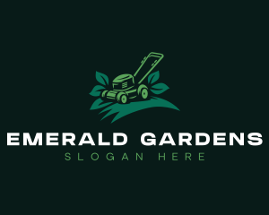 Grass Gardening Landscape logo design