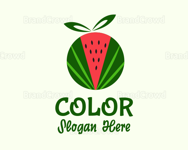 Watermelon Fruit Gift Logo