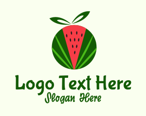 Grocery Store - Watermelon Fruit Gift logo design