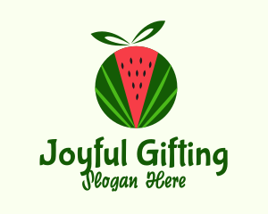 Gift - Watermelon Fruit Gift logo design