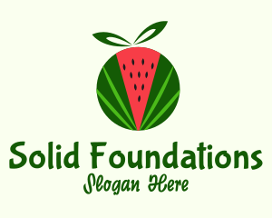 Juice Stand - Watermelon Fruit Gift logo design