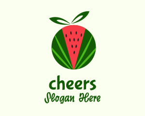 Fresh - Watermelon Fruit Gift logo design